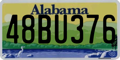 AL license plate 48BU376