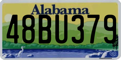 AL license plate 48BU379