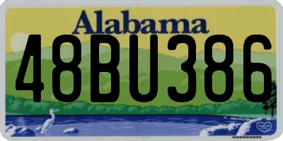 AL license plate 48BU386