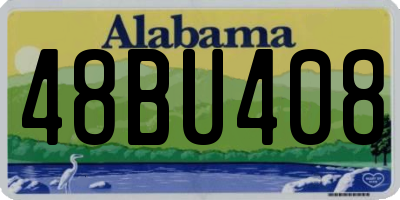 AL license plate 48BU408
