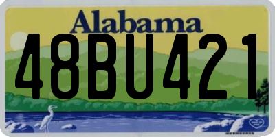 AL license plate 48BU421