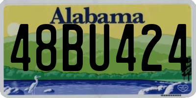 AL license plate 48BU424