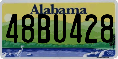 AL license plate 48BU428