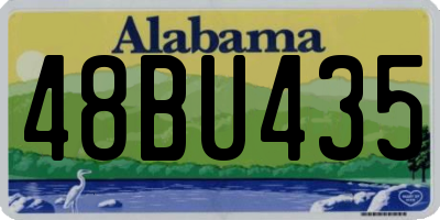 AL license plate 48BU435