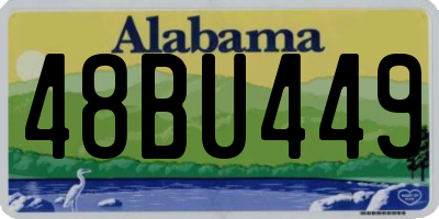 AL license plate 48BU449
