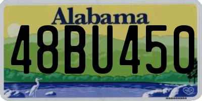 AL license plate 48BU450