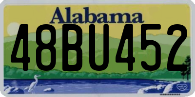 AL license plate 48BU452