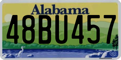 AL license plate 48BU457