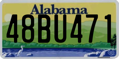 AL license plate 48BU471