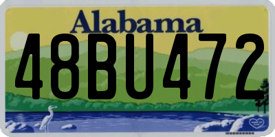 AL license plate 48BU472