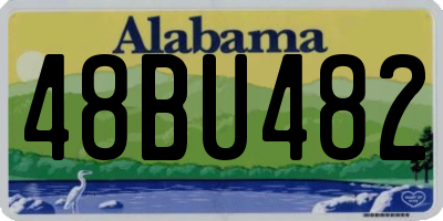 AL license plate 48BU482