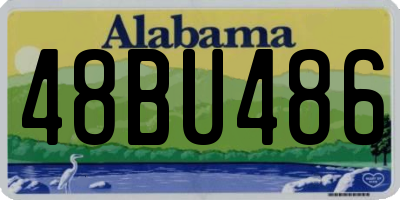 AL license plate 48BU486