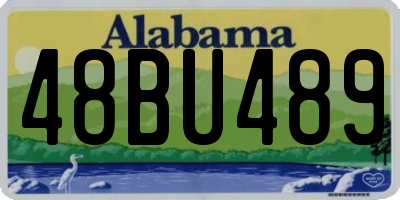 AL license plate 48BU489