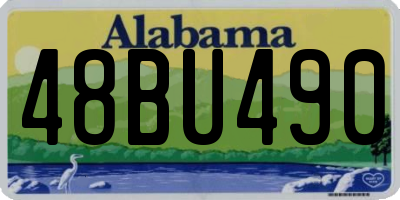 AL license plate 48BU490