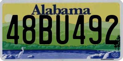 AL license plate 48BU492