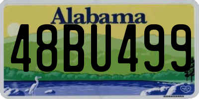 AL license plate 48BU499