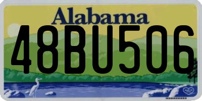 AL license plate 48BU506