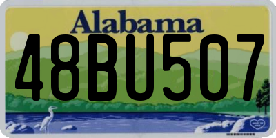 AL license plate 48BU507