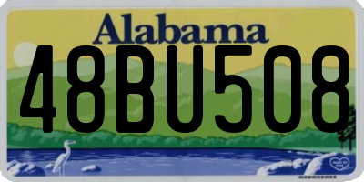 AL license plate 48BU508