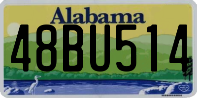 AL license plate 48BU514