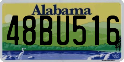 AL license plate 48BU516