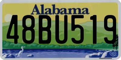 AL license plate 48BU519