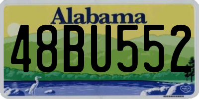 AL license plate 48BU552