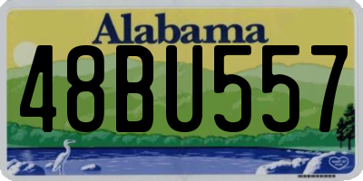 AL license plate 48BU557