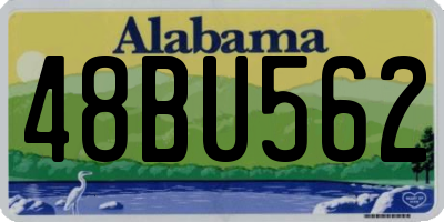AL license plate 48BU562