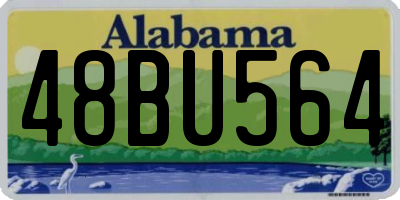 AL license plate 48BU564