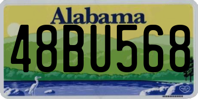 AL license plate 48BU568