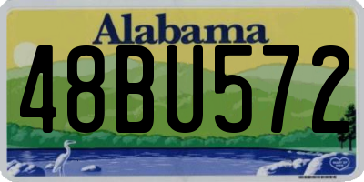 AL license plate 48BU572