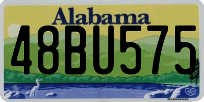 AL license plate 48BU575
