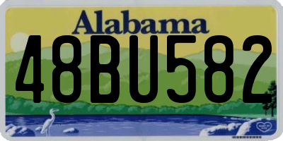 AL license plate 48BU582
