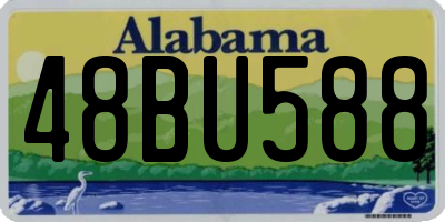 AL license plate 48BU588