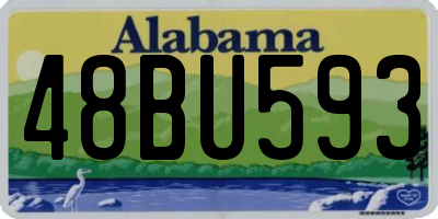 AL license plate 48BU593
