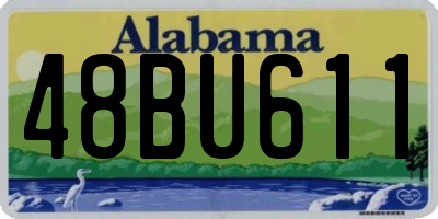AL license plate 48BU611