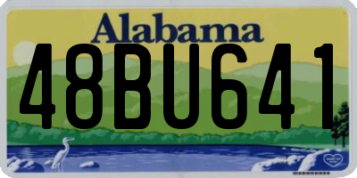 AL license plate 48BU641