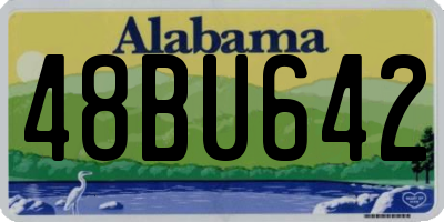 AL license plate 48BU642