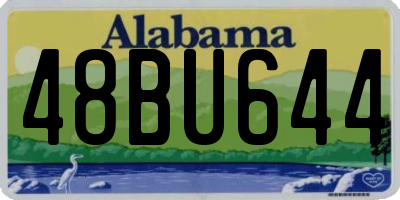 AL license plate 48BU644