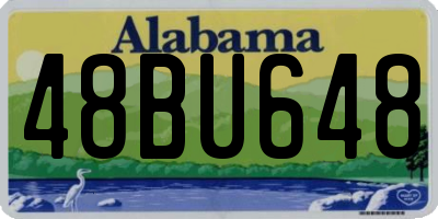 AL license plate 48BU648