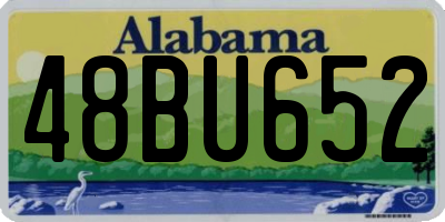 AL license plate 48BU652