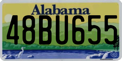 AL license plate 48BU655