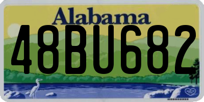 AL license plate 48BU682