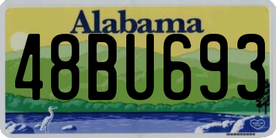 AL license plate 48BU693