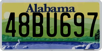 AL license plate 48BU697