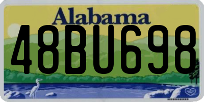 AL license plate 48BU698