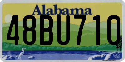 AL license plate 48BU710