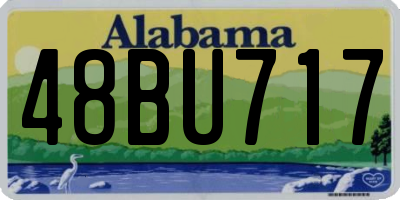 AL license plate 48BU717