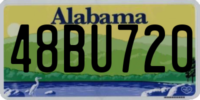AL license plate 48BU720